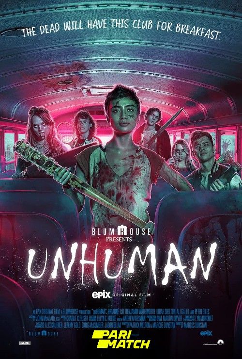 poster of Unhuman (2022) Hindi [Voice Over] Dubbed WEBRip